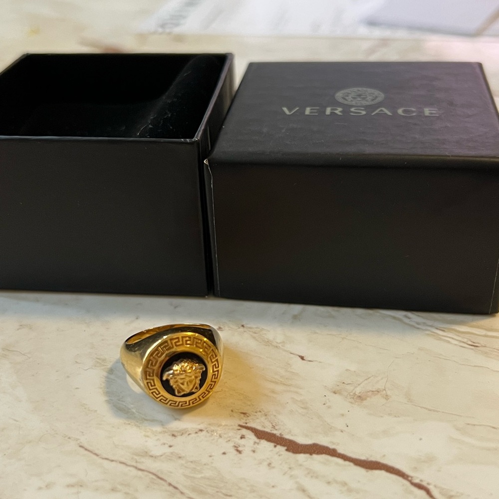 Versace Ring Medusa Head - image 4